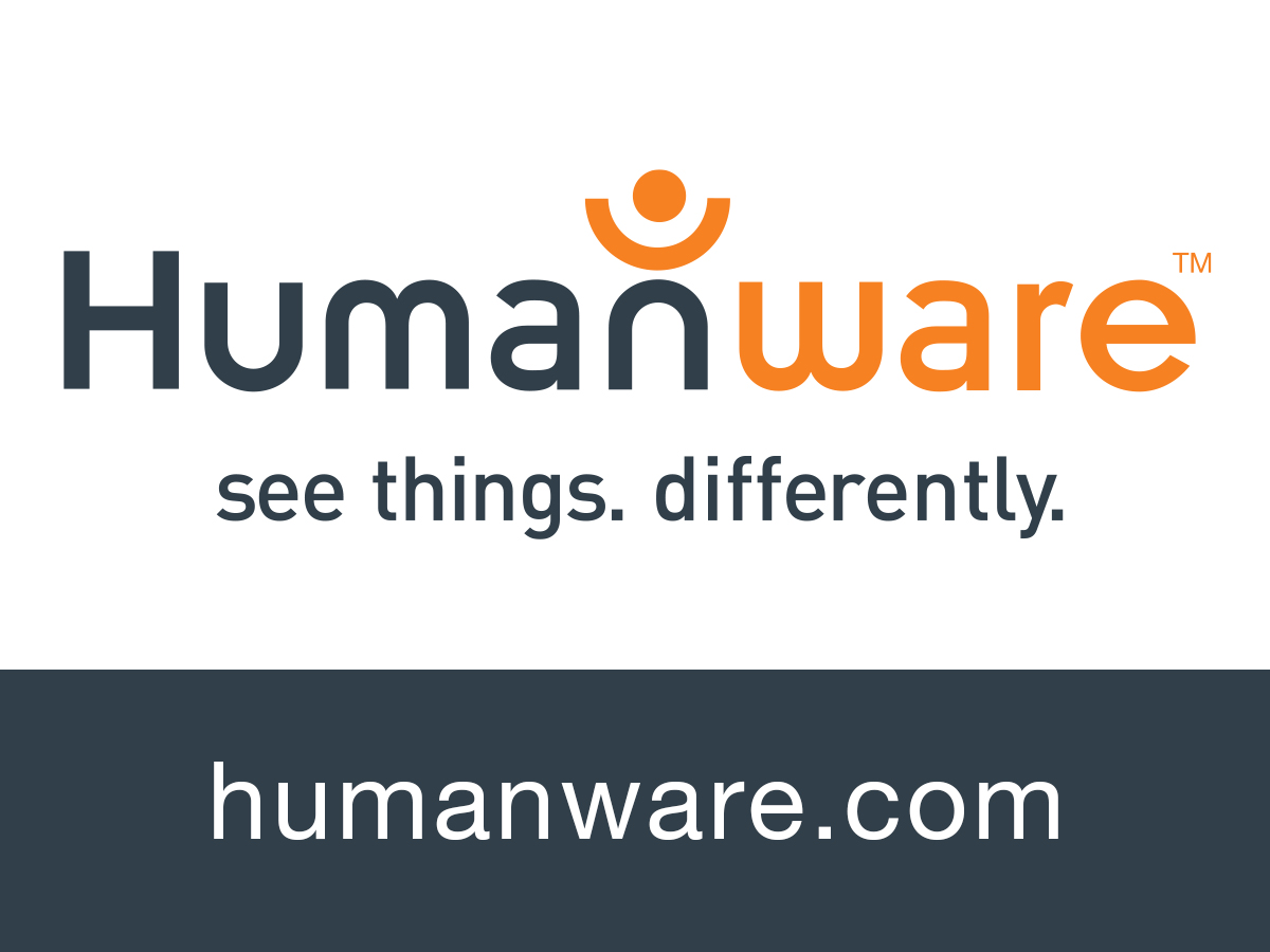 HumanWare advertisement: Braillant BI 40X: Think smart, think Brailliant!