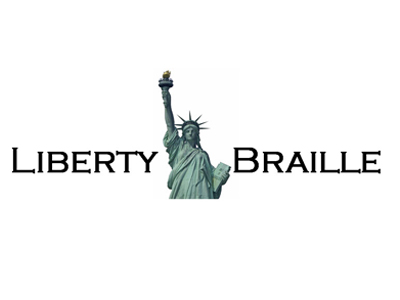 Liberty Braille logo